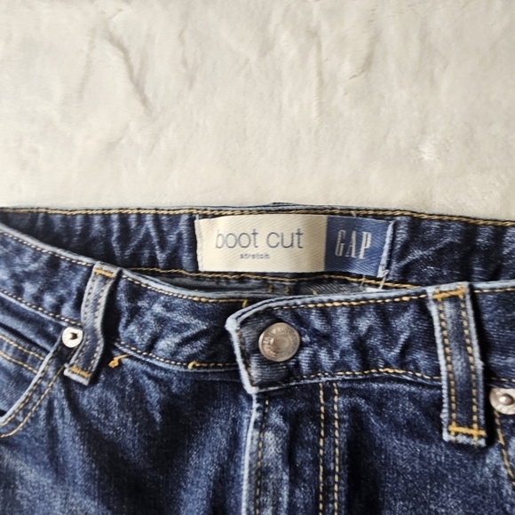 Vintage Gap Bootcut Jeans 4 Women’s Made in USA denim excellent condition - Picture 6 of 10